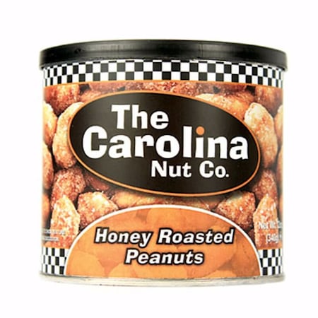 The Carolina Nut Co Carolina Nut Co. Honey Roasted Peanuts 12 oz Can 11075